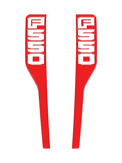 Front Fender Emblem Overlays Fits 2023-2026 Ford Super Duty