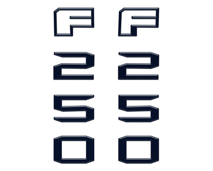 Fender Badge Letter Overlays Fits 2023-2026 Ford Super Duty