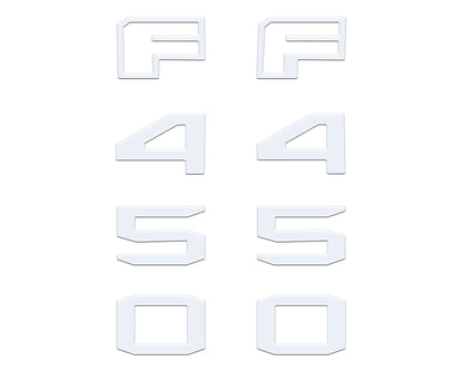 Fender Badge Letter Overlays Fits 2023-2026 Ford Super Duty