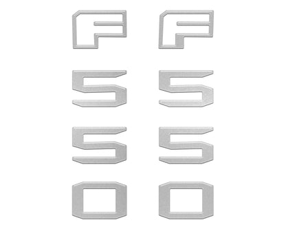 Fender Badge Letter Overlays Fits 2023-2026 Ford Super Duty