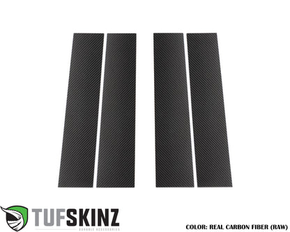 B-Pillar Accent Overlays Fits 2019-2024 Chevrolet Silverado