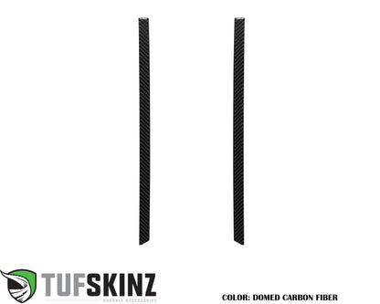 C-Pillar Accent Overlays Fits 2019-2024 Chevrolet Silverado HD