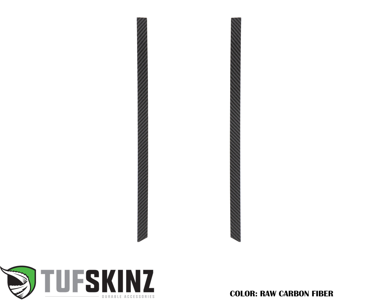 C-Pillar Accent Overlays Fits 2019-2024 Chevrolet Silverado HD