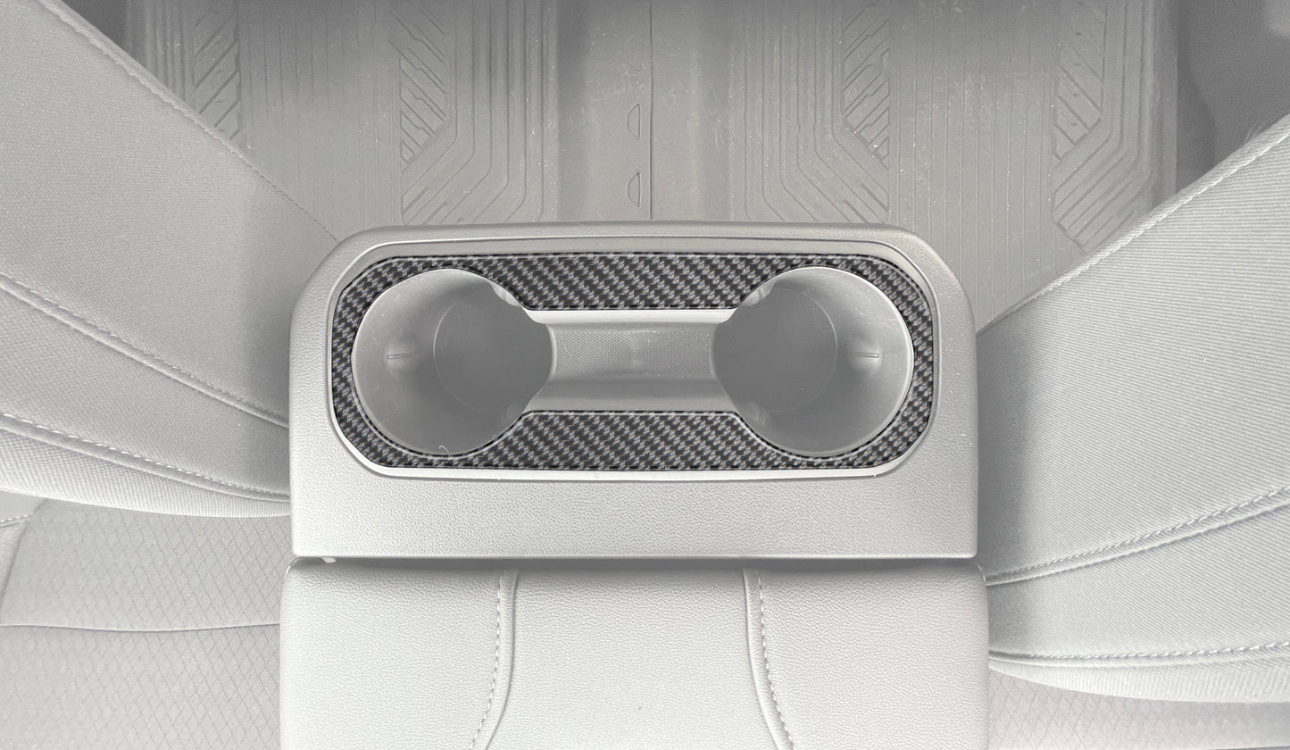 Rear Cupholder Accent Overlay Fits 2019-2021 Chevrolet Silverado