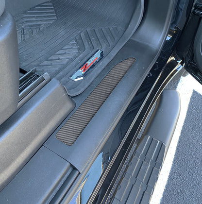 Door Sill Plate Overlays Fits 2019-2026 Chevrolet Silverado