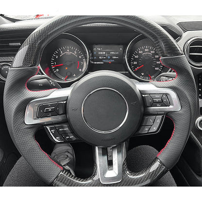 2015-2017 Ford Mustang Steering Wheel Carbon Fiber