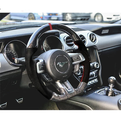 2015-2017 Ford Mustang Steering Wheel Carbon Fiber