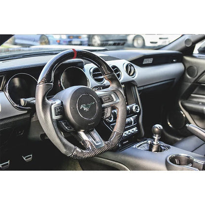 2015-2017 Ford Mustang Steering Wheel Carbon Fiber