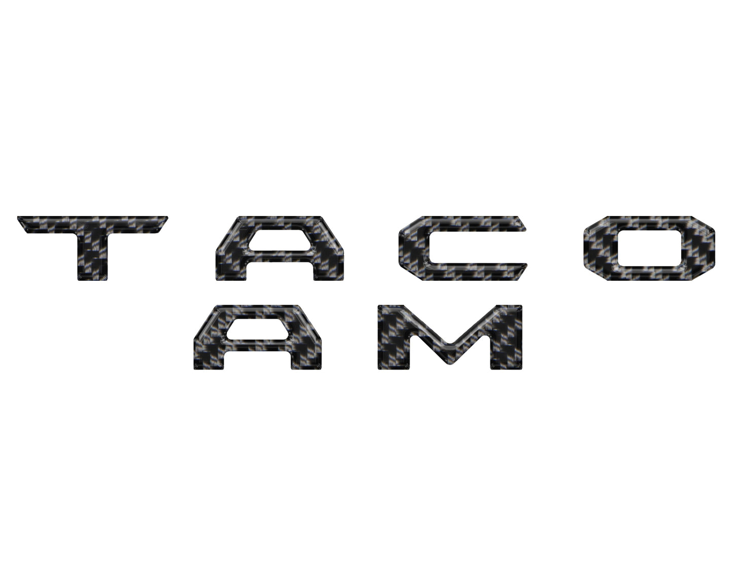 Glove Box Letter Inserts Fits 2016-2023 Toyota Tacoma