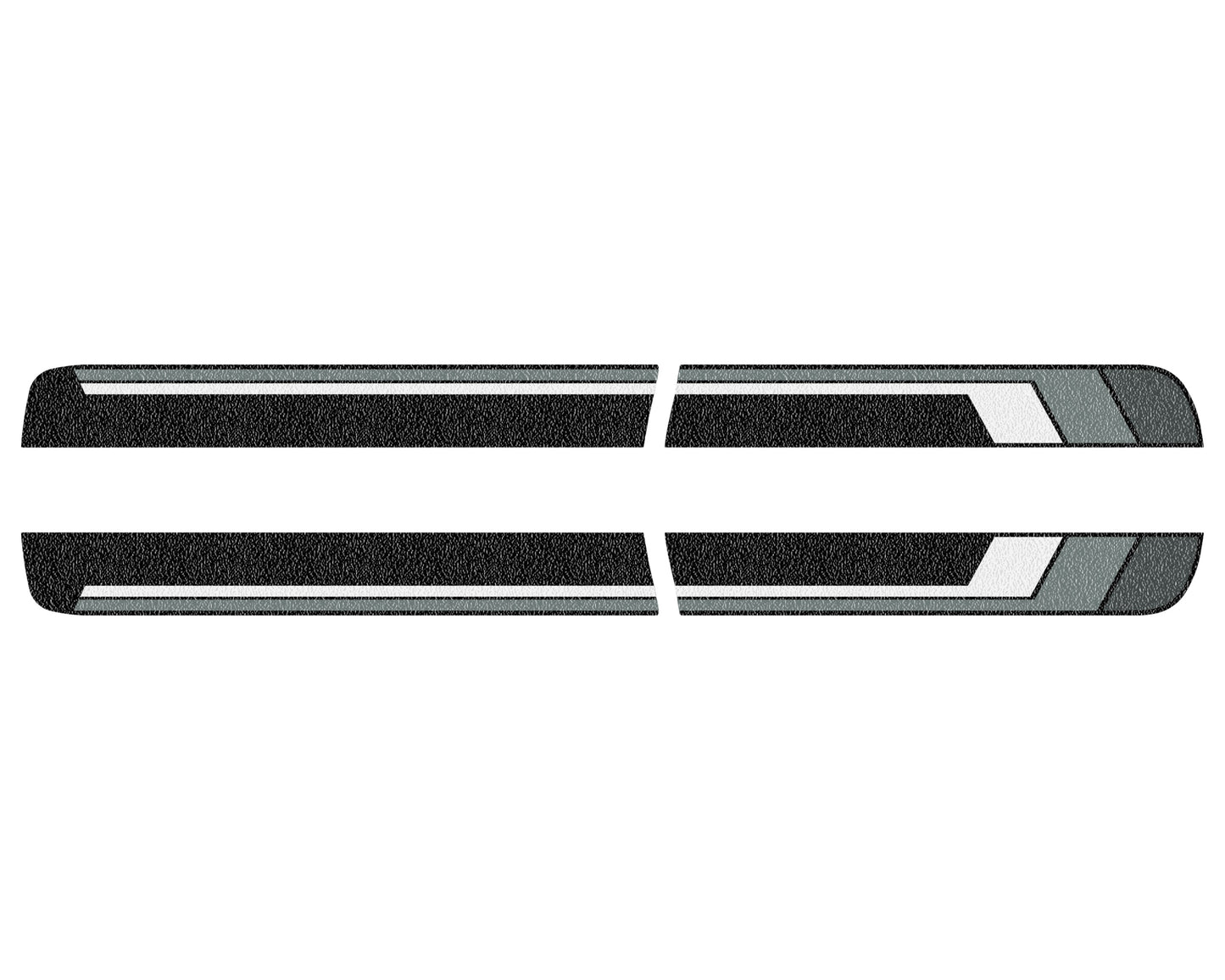 Textured Rocker Panel Overlays Compatible with 2005–2015 Toyota Tacoma
