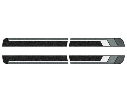Textured Rocker Panel Overlays Compatible with 2005–2015 Toyota Tacoma