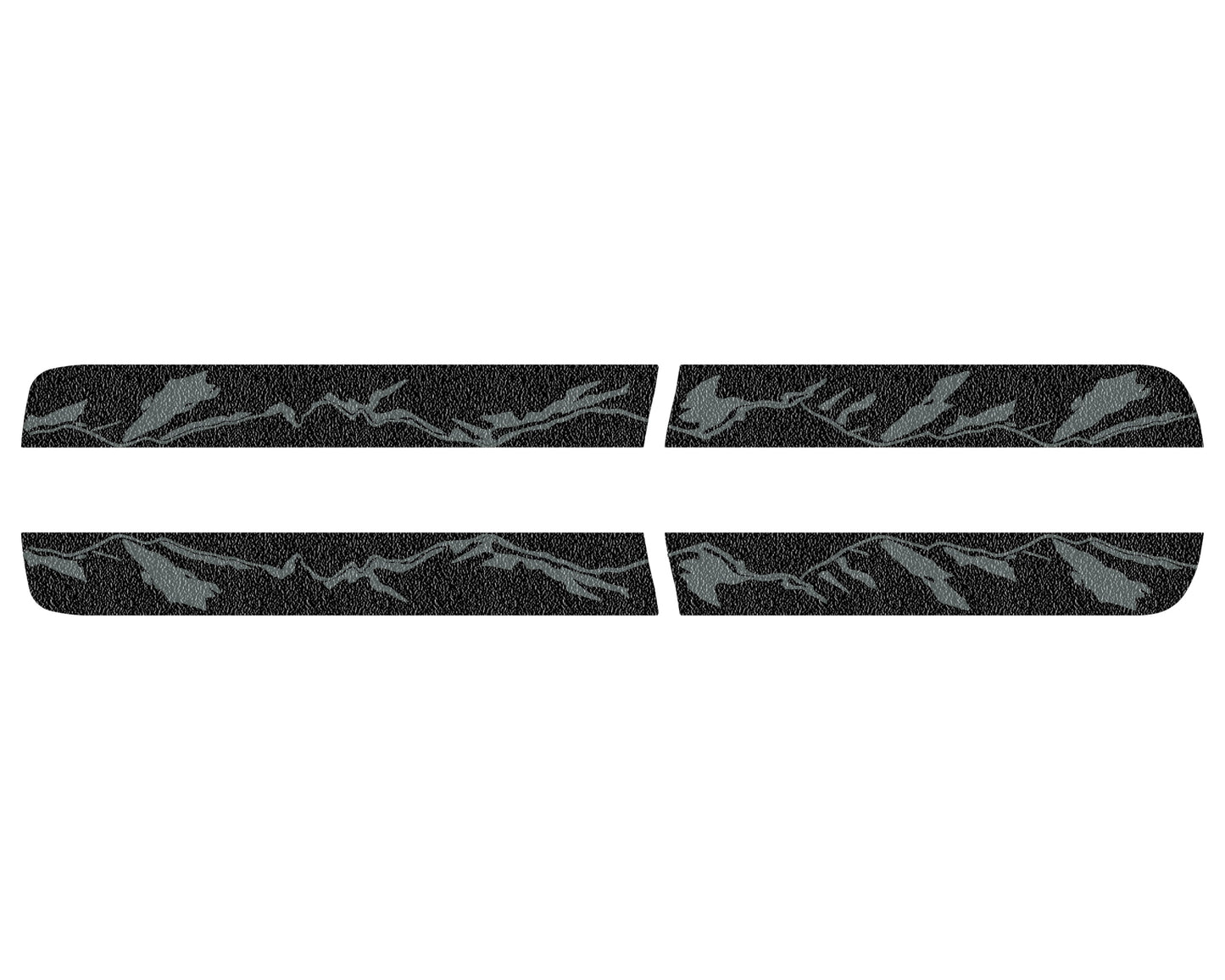 Textured Rocker Panel Overlays Compatible with 2005–2015 Toyota Tacoma