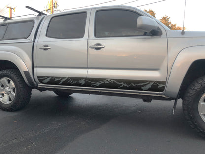 Textured Rocker Panel Overlays Compatible with 2005–2015 Toyota Tacoma