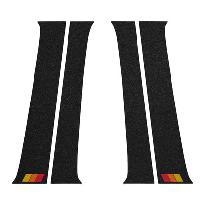 2005–2015 Toyota Tacoma Textured Door Pillar Trim Overlays – 4 Piece Kit