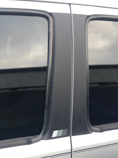 2005–2015 Toyota Tacoma Textured Door Pillar Trim Overlays – 4 Piece Kit