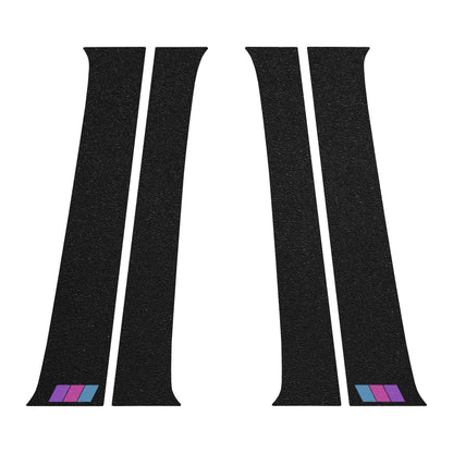 2005–2015 Toyota Tacoma Textured Door Pillar Trim Overlays – 4 Piece Kit