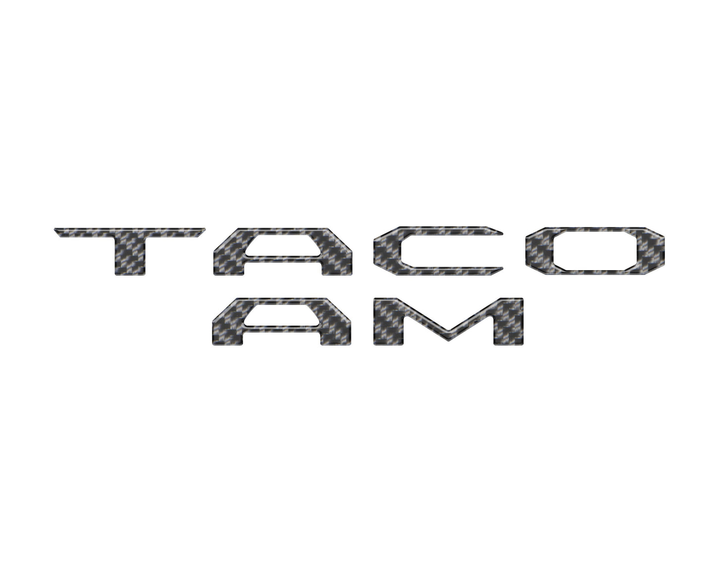 Custom Glovebox Letter Overlays for Toyota Tacoma 2024–2025