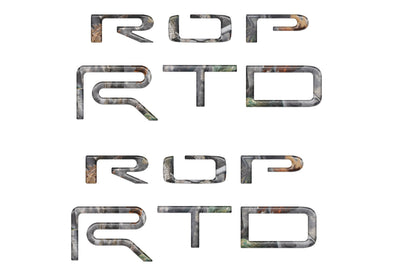 Custom Bed Side Letter Inserts – Toyota Tundra TRD Pro (2015–2021)