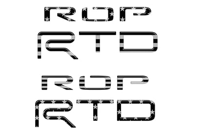 Custom Bed Side Letter Inserts – Toyota Tundra TRD Pro (2015–2021)