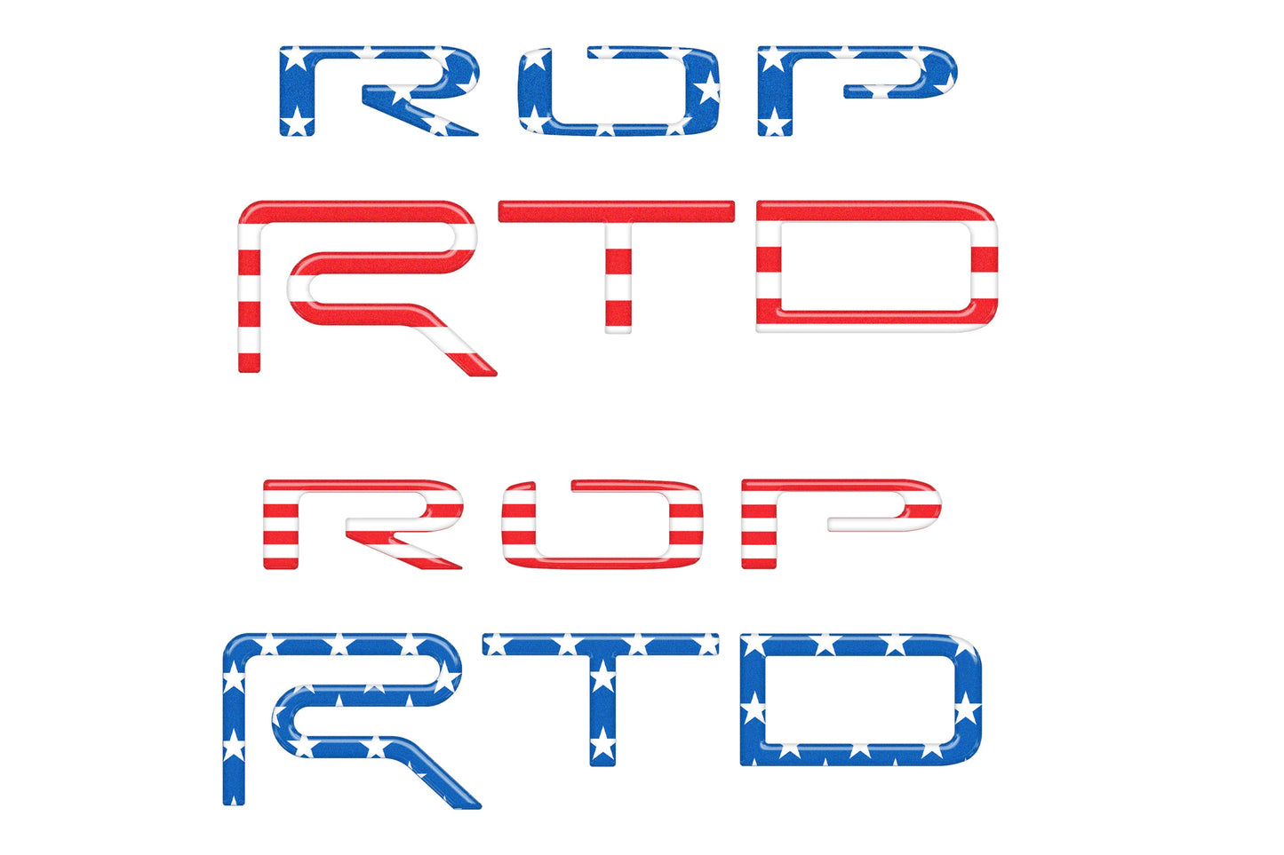 Custom Bed Side Letter Inserts – Toyota Tundra TRD Pro (2015–2021)