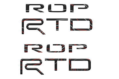 Custom Bed Side Letter Inserts – Toyota Tundra TRD Pro (2015–2021)