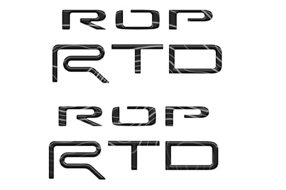 Custom Bed Side Letter Inserts – Toyota Tundra TRD Pro (2015–2021)
