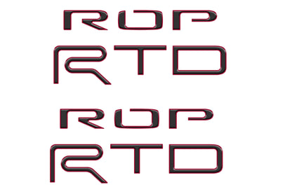 Custom Bed Side Letter Inserts – Toyota Tundra TRD Pro (2015–2021)