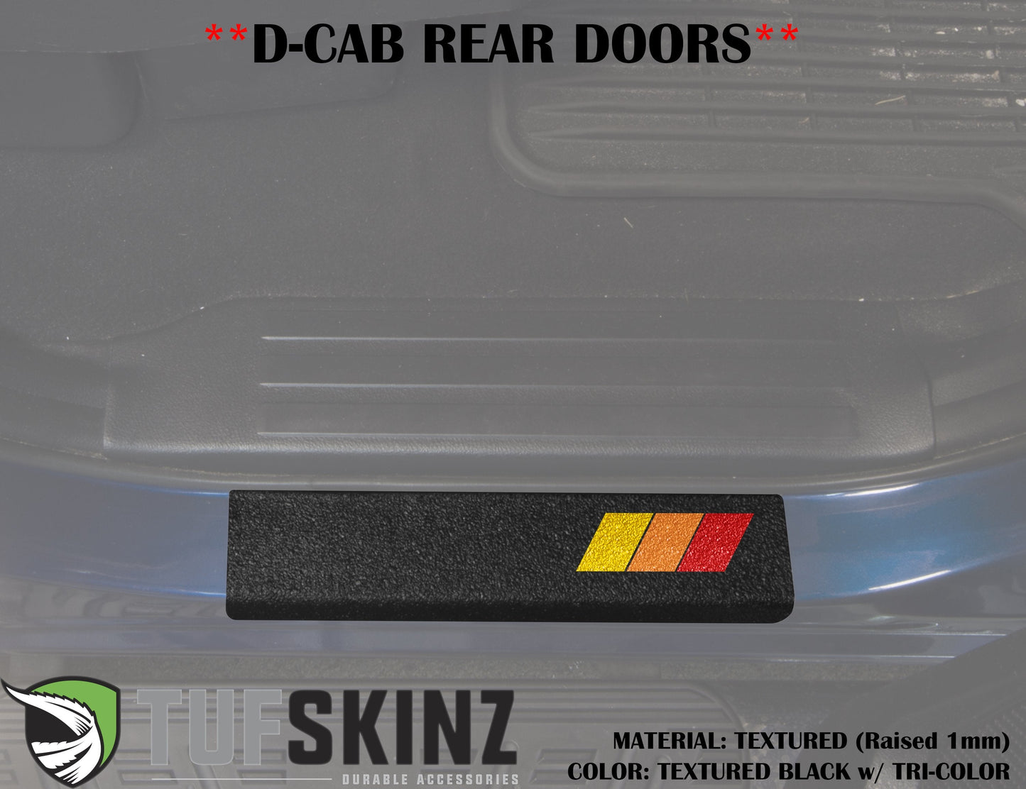 Door Sills Protection Overlay Fits 2007-2021 Toyota Tundra