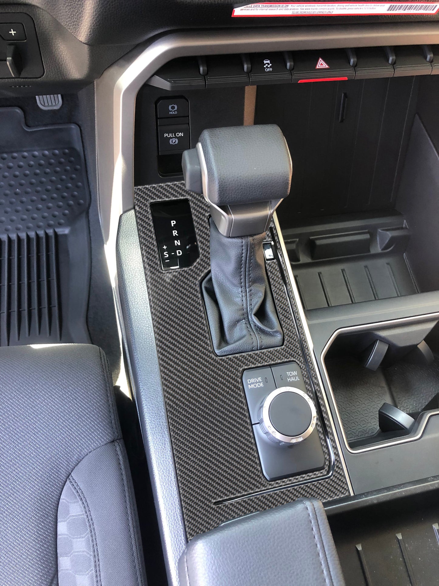 Center Console Overlay for 2022–2025 Toyota Tundra & 2023–2025 Toyota Sequoia