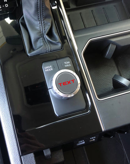 Badge for Drive Mode Selector Dial – Fits 2022–2025 Toyota Tundra & 2023–2025 Toyota Sequoia