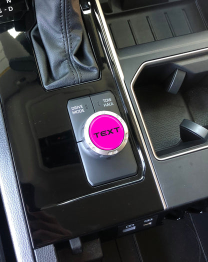 Badge for Drive Mode Selector Dial – Fits 2022–2025 Toyota Tundra & 2023–2025 Toyota Sequoia