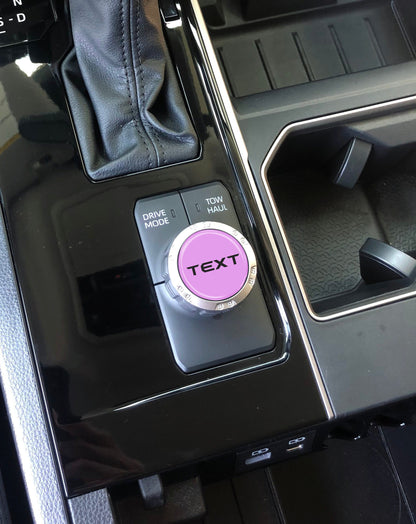 Badge for Drive Mode Selector Dial – Fits 2022–2025 Toyota Tundra & 2023–2025 Toyota Sequoia