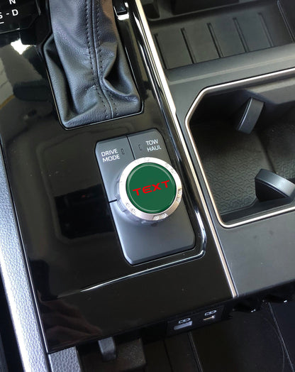 Badge for Drive Mode Selector Dial – Fits 2022–2025 Toyota Tundra & 2023–2025 Toyota Sequoia