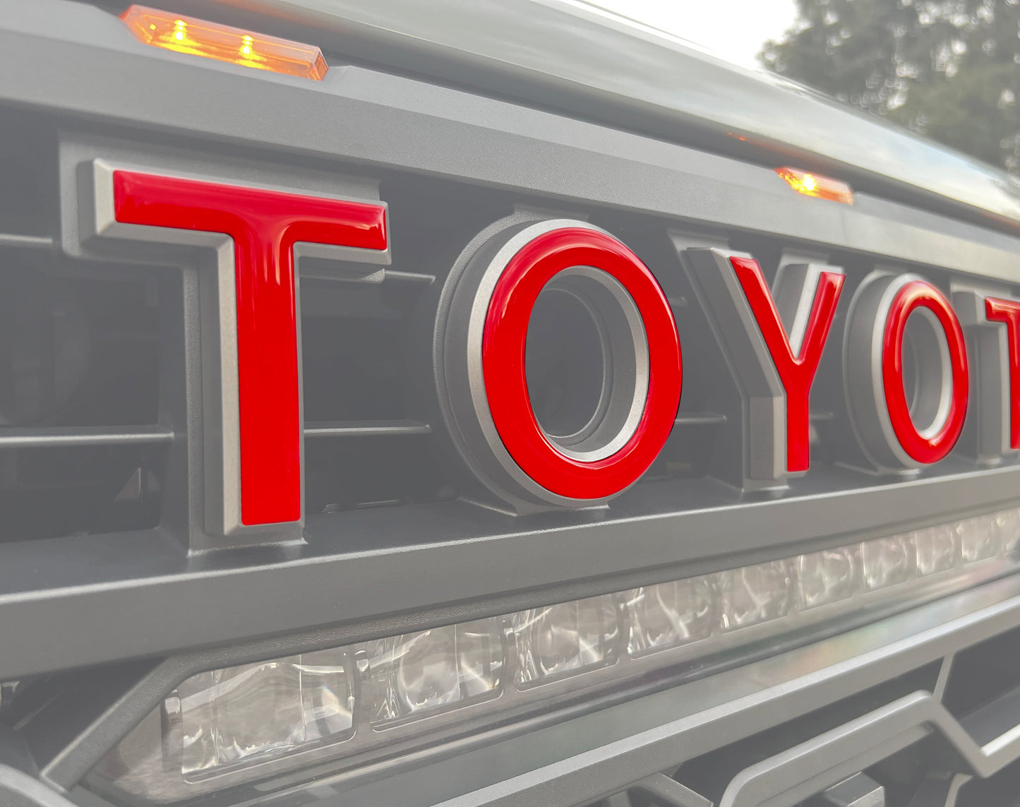 TRD Pro Grille Letter Overlays Fits 2022-2025 Toyota Tundra & 2023-2025 Toyota Sequoia