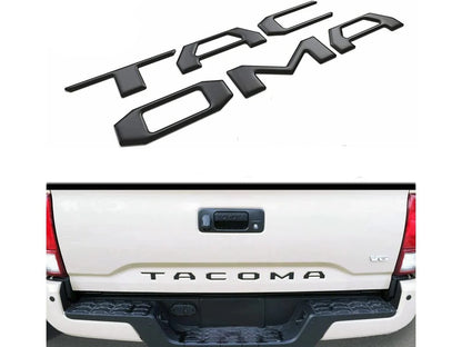 Tailgate Letter Inserts for 2016–2023 Toyota Tacoma