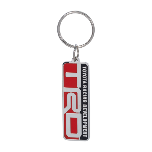 Toyota TRD Nickel Red Enamel Key Chain