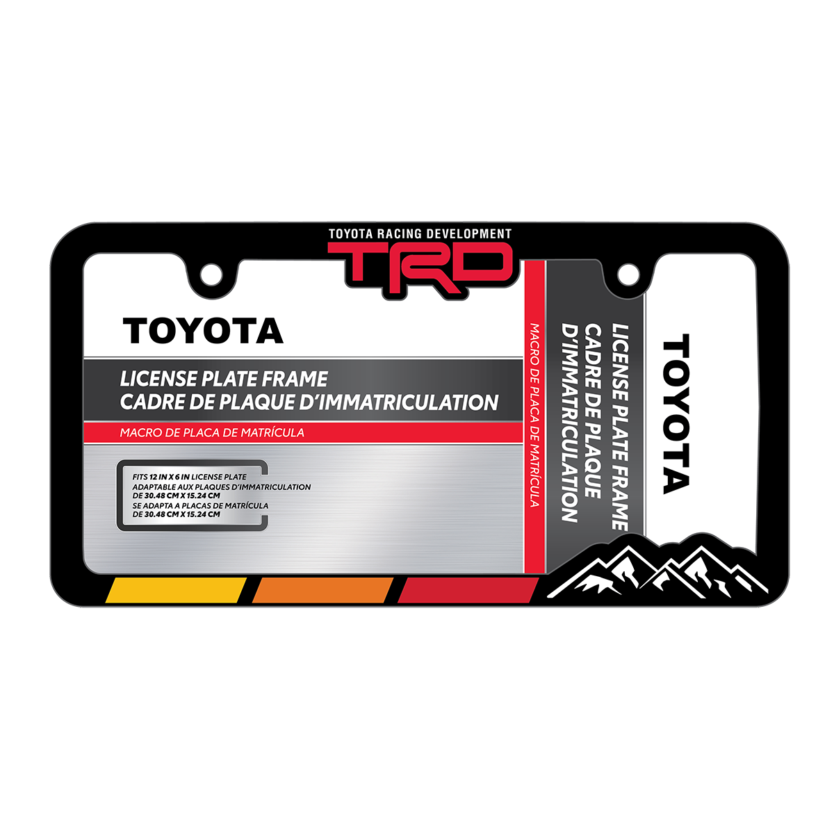 Toyota TRD Retro Stripes Frame