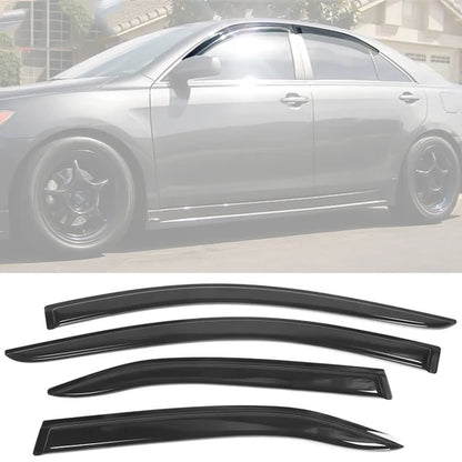 Window Visors for Toyota Camry 2007-2011 Acrylic 4PC Tape On Rain Guard