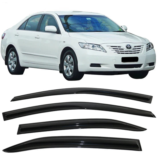 Window Visors for Toyota Camry 2007-2011 Acrylic 4PC Tape On Rain Guard