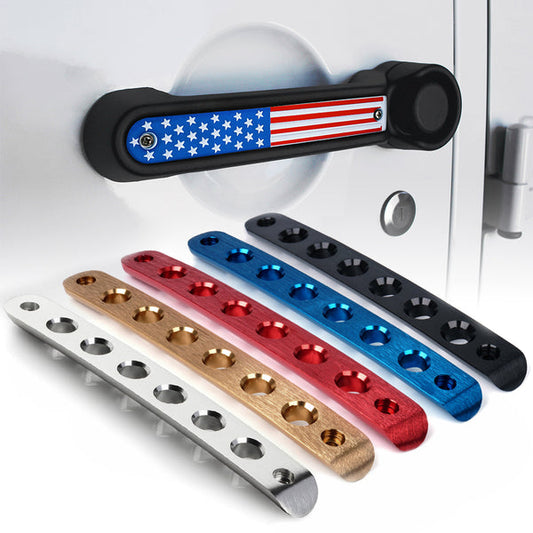 Aluminum Door Handle Insert Kit – Fits 2007–2018 Jeep Wrangler JK