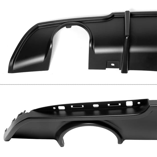 Rear Diffuser Lip for Chrysler 300 2015-2023 4 Shark Fin Style PP