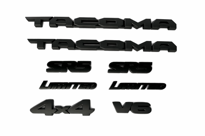 Emblem Overlay Blackout Kit for 2016-2023 Toyota Tacoma