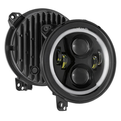 2018–2024 Jeep Wrangler JL RGB LED Lighting Kit – 9" Headlights & 4" Fog Lights with App Control