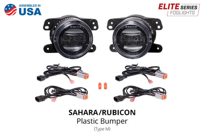Elite Series Fog Lamps for 2018-2025 Jeep JL Wrangler (pair)