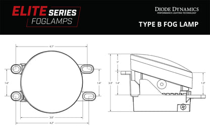 Elite Series Fog Lamps for 2014-2024 Toyota 4Runner (pair)