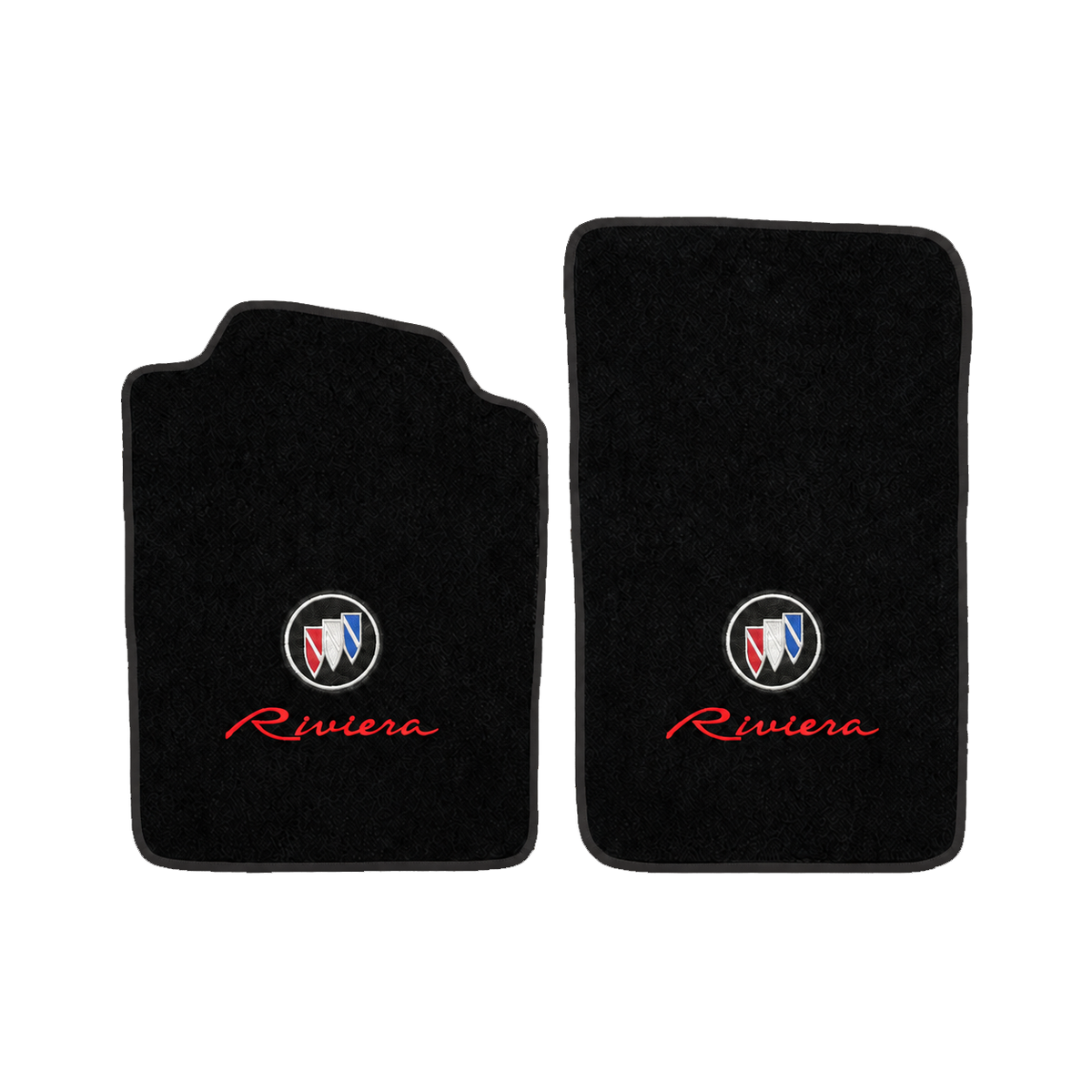 1986–1993 Buick Riviera 7th Gen Premium 18 oz Carpet Floor Mats – Licensed Logos