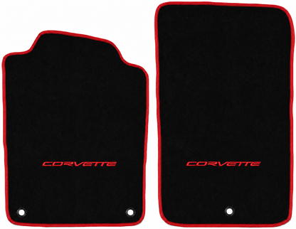 1997–2004 Chevrolet Corvette C5 Premium 18 oz Carpet Floor Mats – Licensed Logos