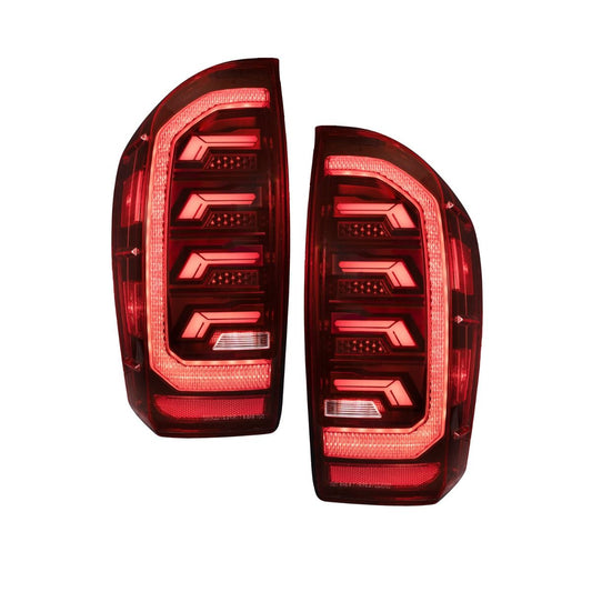 2016-2023 Toyota Tacoma LED Tail Lights – Available in Smoked or Red Lens | Sequential Turn Signals | Plug & Play Pair