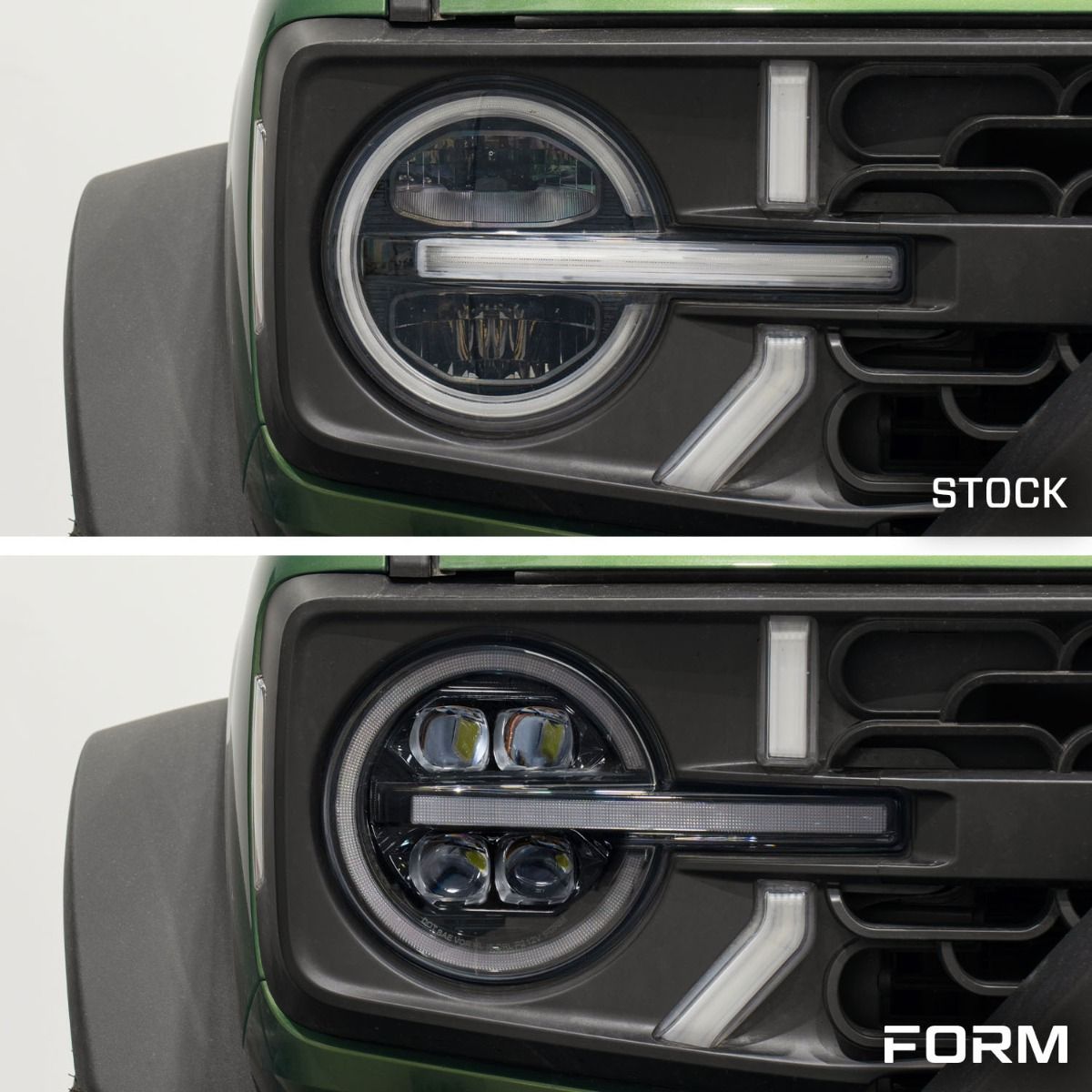 2021-2025 Ford Bronco LED Projector Headlights (pair)