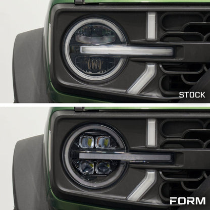 2021-2025 Ford Bronco LED Projector Headlights (pair)